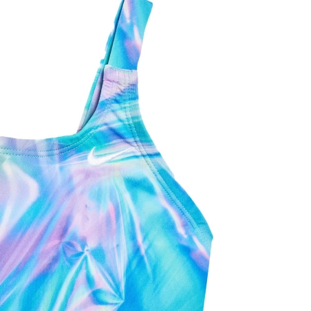 Maillot de bain 1 pièce Rose/Bleu Fille Nike Fastback