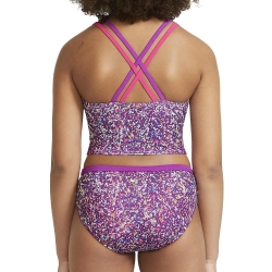 Maillot de bain 2 pièces Violet/Rose Fille Nike Spiderback Bikini