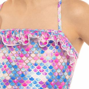 Maillot de Bain 1 Pièce Rose/Bleu Fille Sun Project