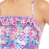 Maillot de Bain 1 Pièce Rose/Bleu Fille Sun Project
