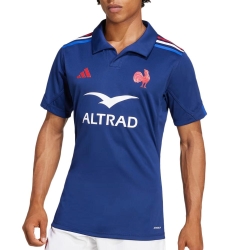 Maillot Performance Équipe de France Bleu ADIDAS Rugby Domicile