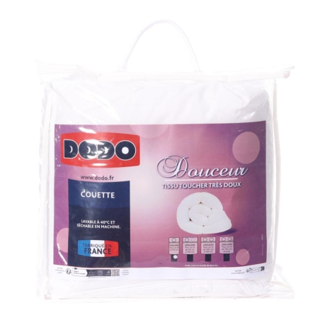 Couette Synthétique Toucher Doux Blanche Dodo 140x200