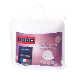 Couette Synthétique Toucher Doux Blanche Dodo 240x220