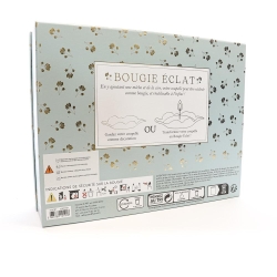 Set Coupelle Feuille et Cire Perle Magnolia