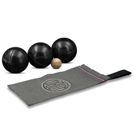 Kit Prêt à Pétanquer Noires Mixte Obut Compétition Trait