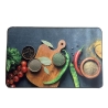Tapis Gris Imprimés Luance 50x80cm Home Sweet Home