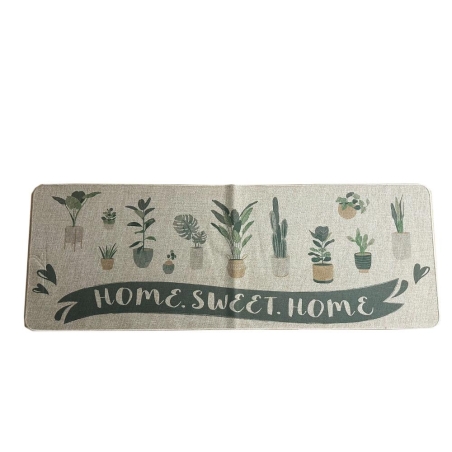 Tapis Beige Imprimés Luance 50x140cm Home Sweet Home