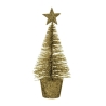 Sapin de Noël Doré Atmosphera 15 cm