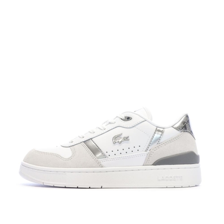 Basket Blanc/Gris Femme Lacoste T-clip Set 224