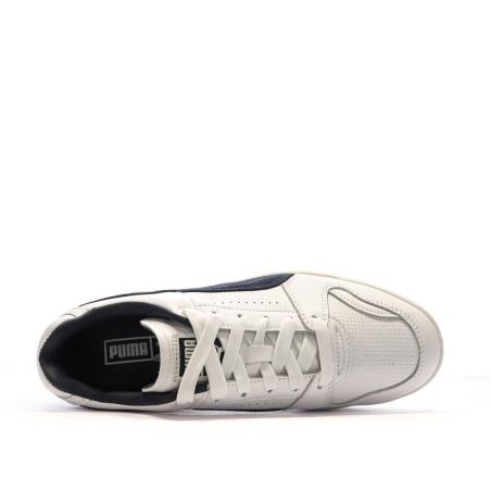 Baskets Blanc/Marine Homme Puma Slipstream Lo Varsit