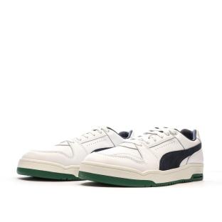 Baskets Blanc/Marine Homme Puma Slipstream Lo Varsit