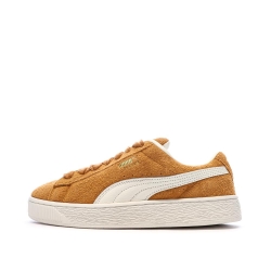 Baskets Jaune/Blanche Homme Puma Suede Xl Hairy