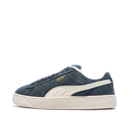 Baskets Bleu/Blanche Homme Puma Suede Xl Hairy