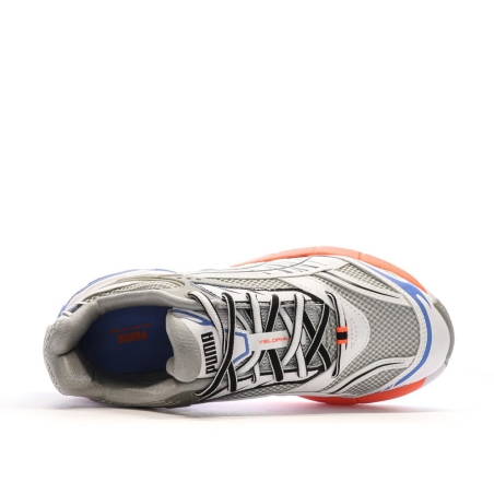 Baskets Noires/Blanc/Orange Homme Puma Velophasis