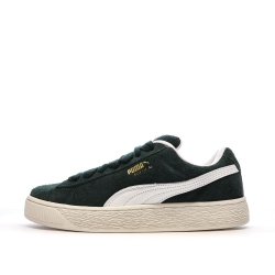 Baskets Vertes/Beiges Homme Puma Suede Xl Hairy