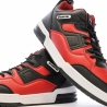 Baskets Rouges/Noires Homme Lotto Thirty 6