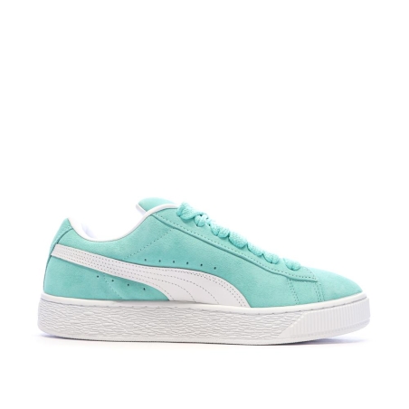 Baskets Turquoise/Blanc Homme Puma Suede XL