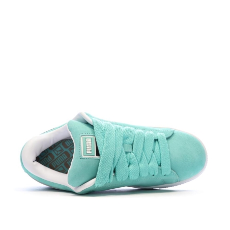 Baskets Turquoise/Blanc Homme Puma Suede XL