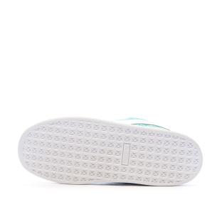 Baskets Turquoise/Blanc Homme Puma Suede XL