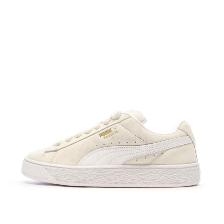 Baskets Beige/Blanc Homme Puma Suede XL
