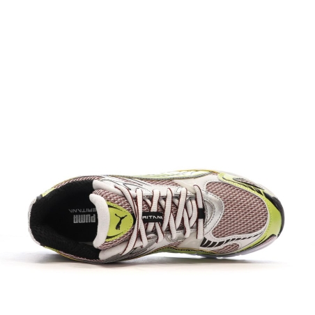 Baskets Vertes/Blanches Homme Puma Veritana Sentient