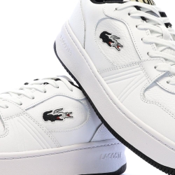 Baskets Blanc/Noir Homme Lacoste L001