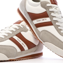 Baskets Marron/Blanches Homme Teddy Smith 120503