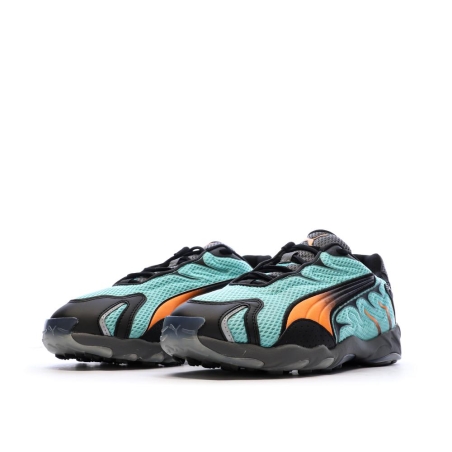 Baskets Bleu/Noir/Orange Homme Puma Inhale