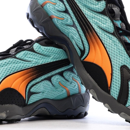 Baskets Bleu/Noir/Orange Homme Puma Inhale