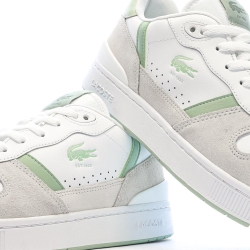 Baskets Blanc/Vert Homme Lacoste T-clip Set 125