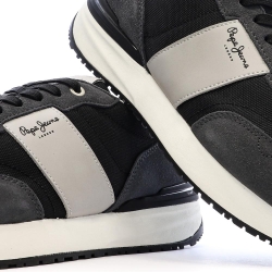 Baskets Noir Homme Pepe jeans Buster Supra