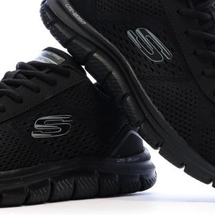 Baskets Noires Homme Skechers Track Leshur