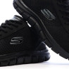 Baskets Noires Homme Skechers Track Leshur