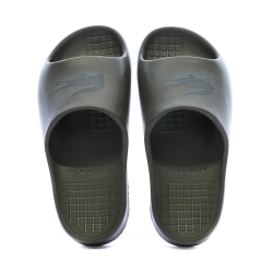 Claquettes Kaki Lacoste Serve Slide 2.0