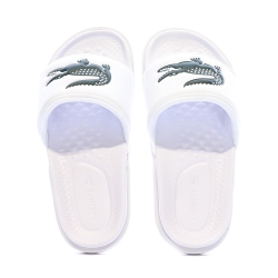 Claquettes Blanches Lacoste Serve Slide Dual