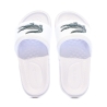 Claquettes Blanches Lacoste Serve Slide Dual