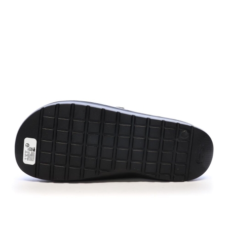 Claquettes Noir Homme Lacoste Strap CMA