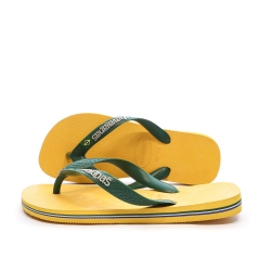 Tongs Jaune/Verte Homme Havaianas Brasil