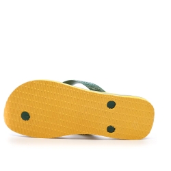 Tongs Jaune/Verte Homme Havaianas Brasil