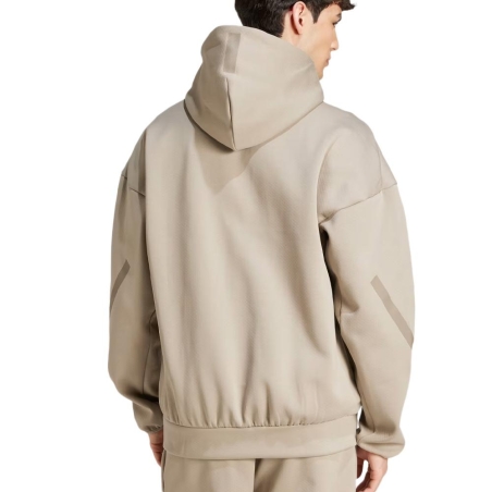 Sweat Zippé Beige Homme Adidas JC5495