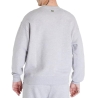Sweat Gris Homme Lacoste loose fit avec badge crocodile