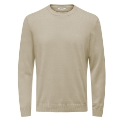 Pull Beige Homme Only & Sons Holger
