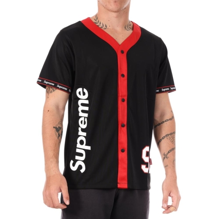 Chemise Noire/Rouge Homme Supreme Grip Banjy