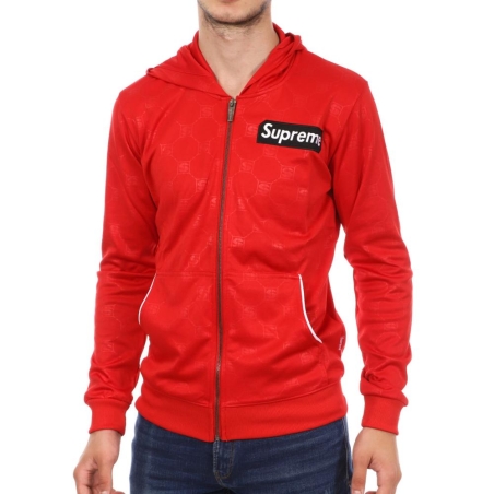 Veste à capuche Rouge Homme Supreme Grip Bubby