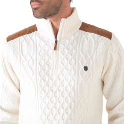 Pull Écru Homme RMS26 Irlandais