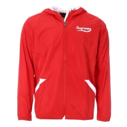 Veste Coupe-Vent Rouge Homme Supreme Grip Treeko