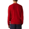 Pull Rouge Homme Lacoste Tricot AH2341
