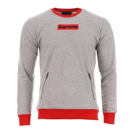 Sweat Gris Homme Supreme Grip Charm