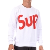 Sweat Blanc/Rouge Homme Supreme Grip Donald