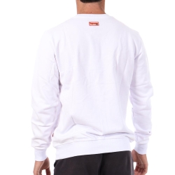 Sweat Blanc/Rouge Homme Supreme Grip Donald